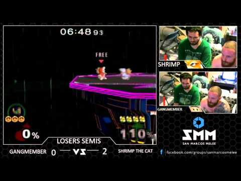 Dankly Singles Loser's Semis - Shrimp the cat vs Gangmember