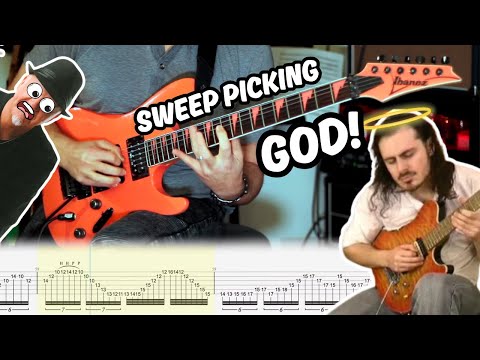 I BET You Can't SWEEP PICK Like THIS!!! Alex Hutchings Gambale Style