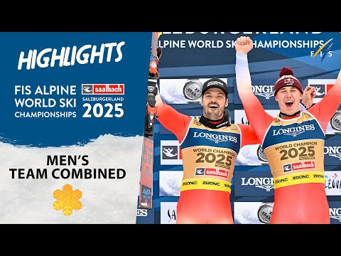 Switzerland seal memorable sweep in Men's Team Combined | Saalbach 2025