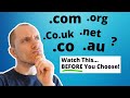 .Com, .Co, .Org, .Co.uk, .Net? Watch This Before Choosing Domain!