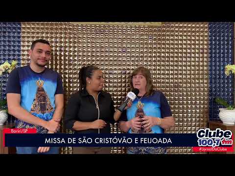 SANTUÁRIO CELEBRA MISSA DE SÃO CRISTÓVÃO , FEIJOADA E CARREATA.