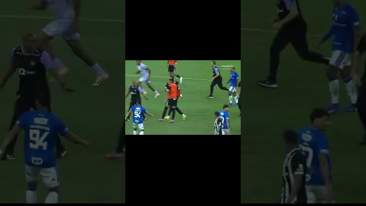 Título do Cruzeiro termina em briga generalizada contra o Atlético-MG no Mineirão