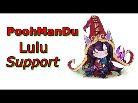 LOL Pro - PoohManDu Lulu Support - Korea SoloQ (Full game)