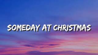 Justin Bieber - Someday at christmas w/ lyrics