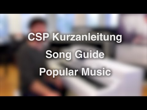 CSP Anleitung Song Guide - Popular Music - Smart Pianist App Tutorial