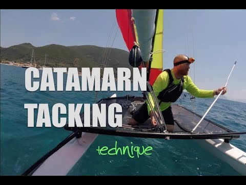 Catamaran tacking technique  the fundamentals and tips - onboard with commentary