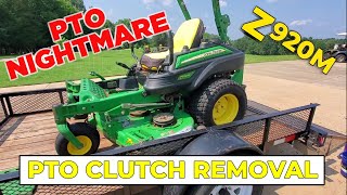 Part 3: Z920m  Rehab - Removing the PTO Clutch