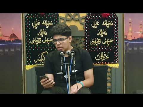 Shab 9th Muharram 1441 / 8th September 2019 - Marsiya Recitation