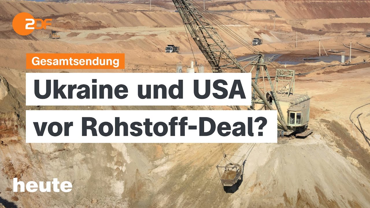 heute 19:00 Uhr vom 26.02.2025 Rohstoffabkommen, neuer SPD-Fraktionschef, Karneval und Sicherheit