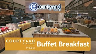 Courtyard Cafe Buffet Breakfast Courtyard by Marriott Melaka Malacca 马六甲 馬六甲 மலாக்கா ملاک