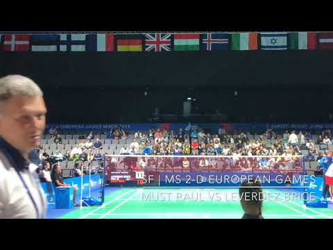 SF | MS | Raul Must (EST) vs Brice Leverdez (FRA) 2-d European Games 2019 Minsk