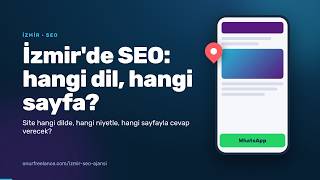İzmir'de SEO: hangi dil, hangi sayfa? | Onur Freelance