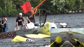 preview picture of video 'Blowover at Crane Lake, MN August 17th 2013 - The Banana Flip'