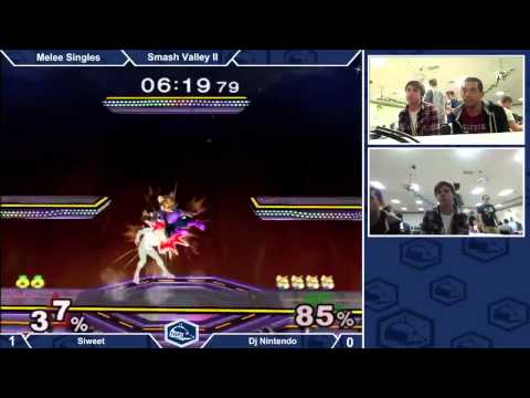 Smash Valley II Melee Singles Top 32 - DJ Nintendo vs Sweet