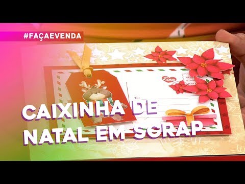 Caixinha de Natal em Scrap Decor por Vinícius Barbosa