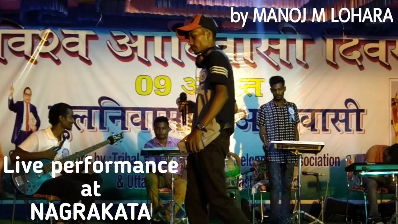 Live performance at nagrakata || Manoj M Lahara || nagpuri hip hop Rap