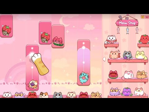 Cat Tiles: Cute Piano Game Gameplay Walkthrough Android IOS - YouTube