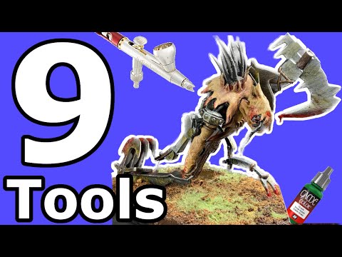 Top 9 Tools for Miniature Painting Beginners