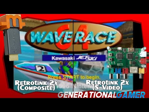 Is Marseille mClassic Worth The Hype? Retrotink 2x [Composite vs. S-Video] (Wave Race 64)