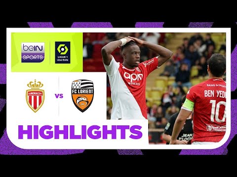 Monaco v Lorient | Ligue 1 23/24 | Match Highlights