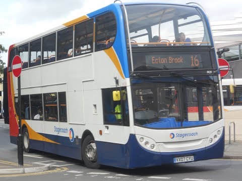Stagecoach Midlands ADL Trident 2 (E400) 19129 VX07 CYU on route 16 to Ecton Brook