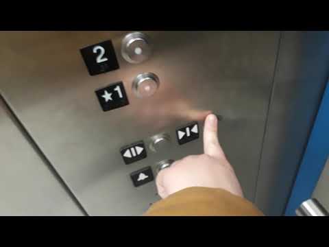 Schindler HT VR hydraulic Elevator at Ross Near Showcase Mall in Las Vegas' Nevada.