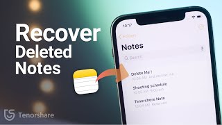 How to Recover Permanently Deleted Notes on iPhone with/without Backup 2023