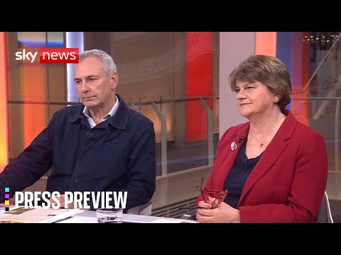 Sky News Press Preview | Kevin Maguire & Baroness Arlene Foster | Monday 1 December 2025