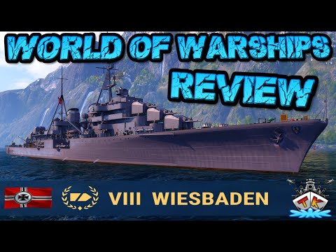 Wiesbaden T8/DEU/CL *GERMAN ATLANTA* "Review"⚓️ in World of Warships 🚢 #worldofwarships #wows