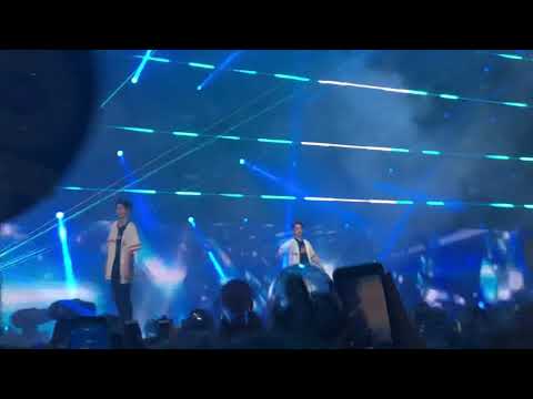 180805 WANNA ONE World Tour in BANGKOK - ONG SEONGWU (옹성우) & LAI GUAN LIN ( 라이관린)