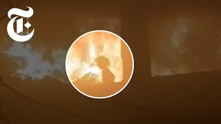 How a Young Girl Survived a Fire After an Israeli Airstrike