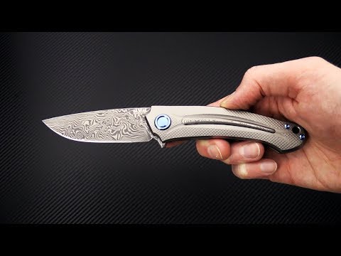 MKM Mikita Burnley Arvenis Vinland Damasteel Blade and Inlays