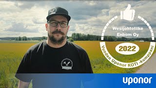 Vuoden 2022 Uponor KOTI -kumppaniyritys