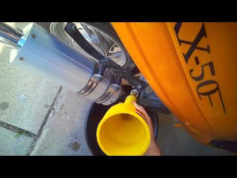 Wolf RX-50 oil change ... 500 mile (1st change)