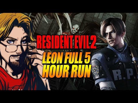MAX FULLTHRU: Resident Evil 2 - Full Drunk Run - Leon B (HD Texture Mod)