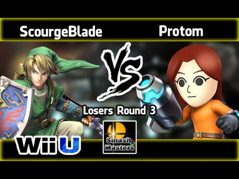 SmashMasters III - ScourgeBlade (Link) VS Protom (Mii Gunner) - LR3