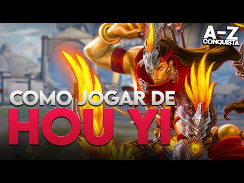 COMO JOGAR DE HOU YI - ⚡ Smite BR A-Z Conquista + Guia