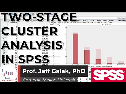 Two Step Cluster Analysis in SPSS (SPSS Tutorial Video #31)