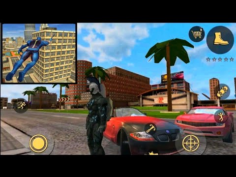 Rope hero : vice town | fight with police | android gameplay