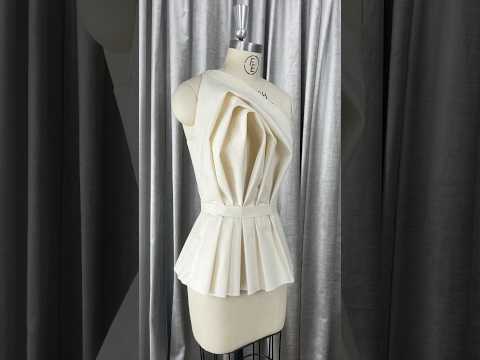 Draping a Couture Petal Top! 💁🏻‍♂️🧵