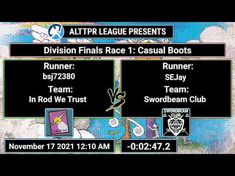 ALTTPR League Season 4 Division Finals: Swordbeam Club (SEJay) vs. In Rod We Trust (bsj72380)
