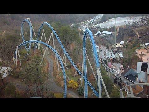 Front row point of view footage of Wild Eagle