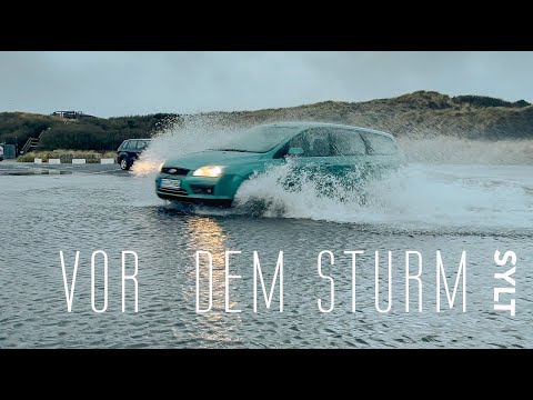 Sylt vor dem Orkan Tief Zeynep