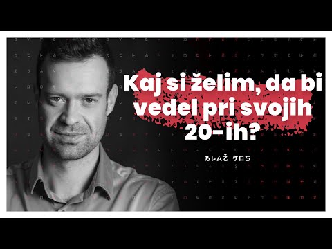 Kaj si želim, da bi vedel pri svojih dvajsetih letih? (Blaž Kos) — AIDEA Podkast #56