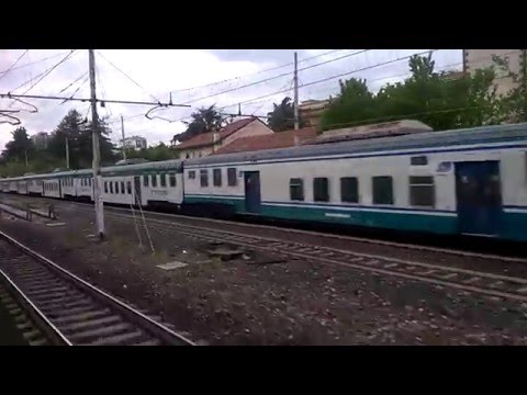 E464 194 Trenord+8 piano ribassato Trenord e XMPR - Sesto San Giovanni 26/04/2016