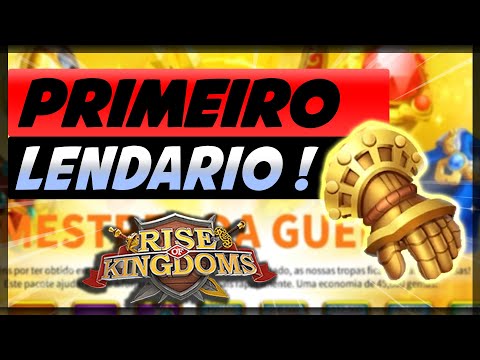 RISE OF KINGDOMS PRIMEIRO EQUIPAMENTO LENDÁRIO DA NOVA CONTA DO REINO 2647 - MRMILIONAIRE