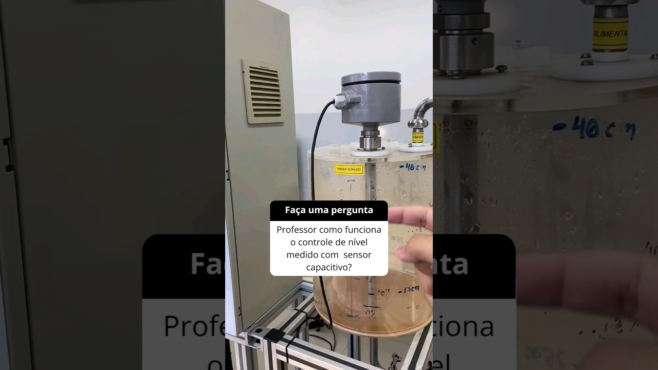 Você sabe como funciona o controle de nível com sensor capacitivo? 🚀 #shorts
