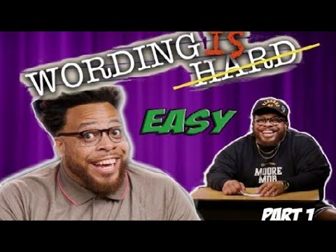 #WordingisHard - Correct Pronunciations from Tahir moore - Part 1 Compilation