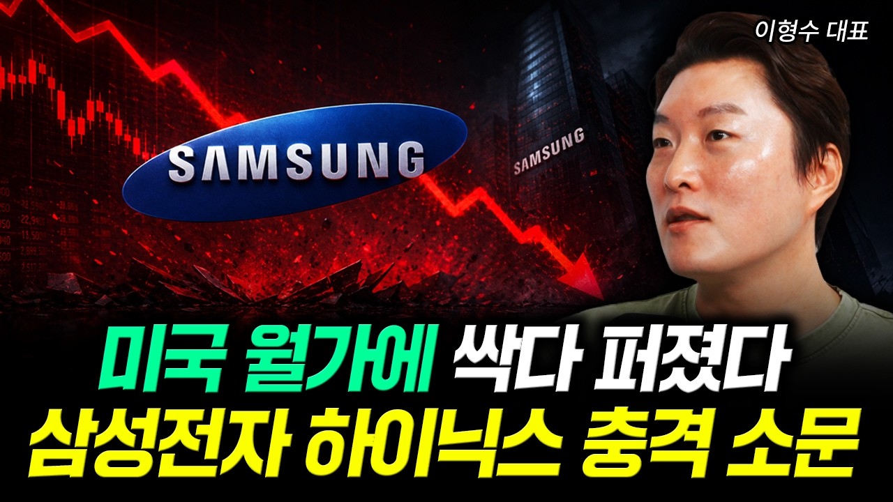 미국 월가에 싹다 퍼졌다 삼성전자 하이닉스 충격 소문 | 이형수 대표 1부
