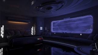 Spaceship Ambience For Deep Sleep | Lightspeed Sounds | Low Frequency Sounds For Sleep & Focus | 4K